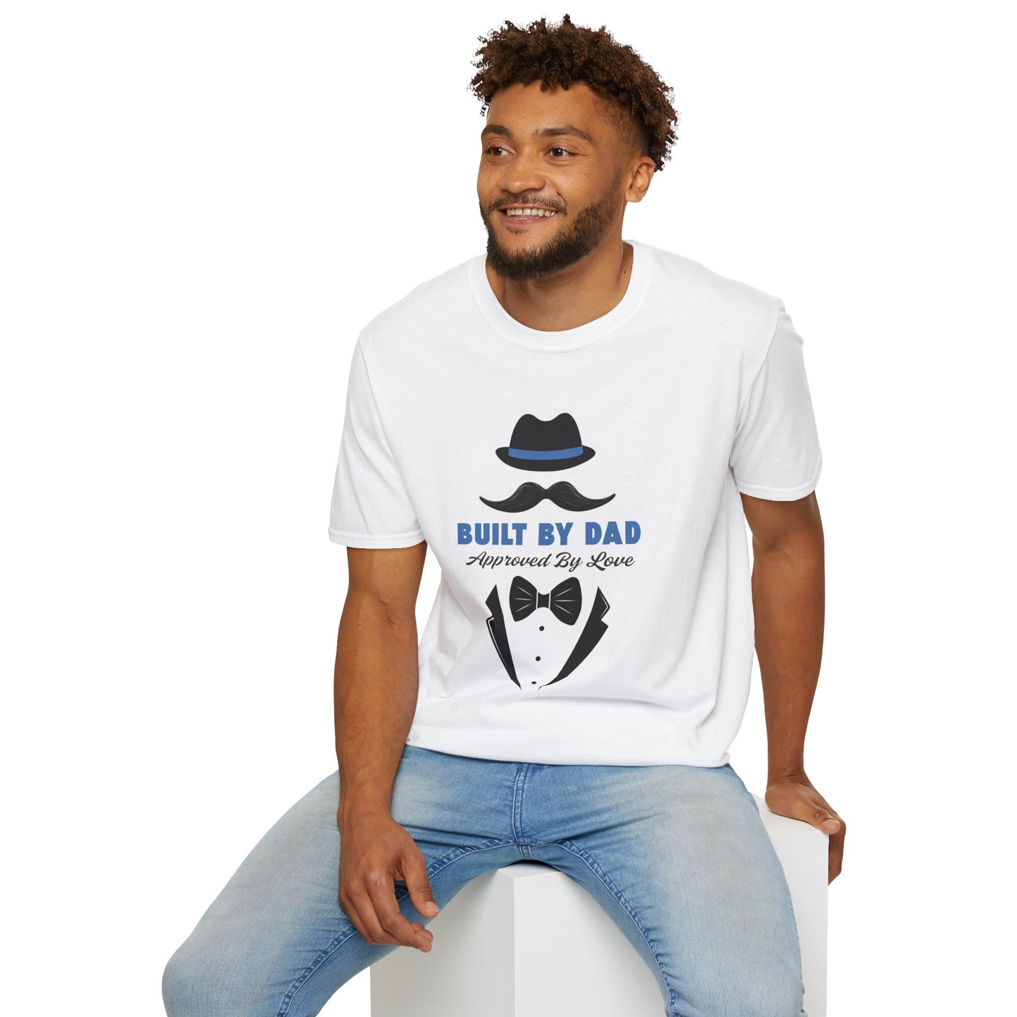 Father's Day Unisex T-Shirt, Gift for Dad, Built by Dad, Love, Family Reunion Shirt, Daddy's Day Apparel