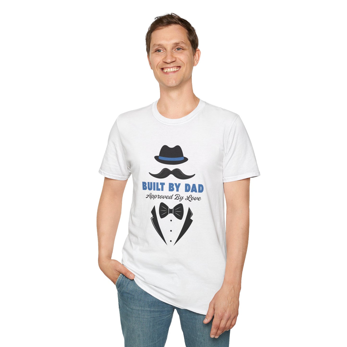 Father's Day Unisex T-Shirt, Gift for Dad, Built by Dad, Love, Family Reunion Shirt, Daddy's Day Apparel