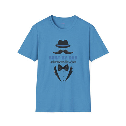 Father's Day Unisex T-Shirt, Gift for Dad, Built by Dad, Love, Family Reunion Shirt, Daddy's Day Apparel