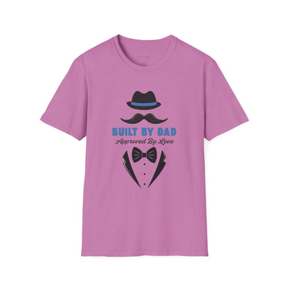 Father's Day Unisex T-Shirt, Gift for Dad, Built by Dad, Love, Family Reunion Shirt, Daddy's Day Apparel