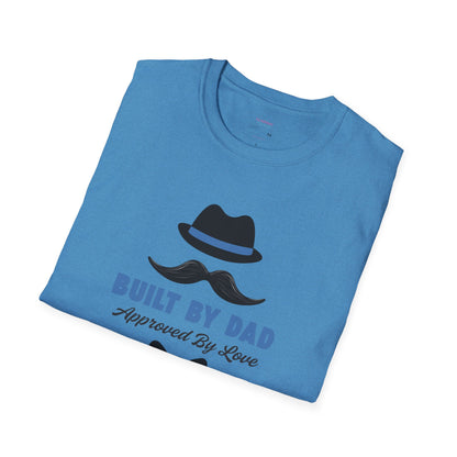 Father's Day Unisex T-Shirt, Gift for Dad, Built by Dad, Love, Family Reunion Shirt, Daddy's Day Apparel